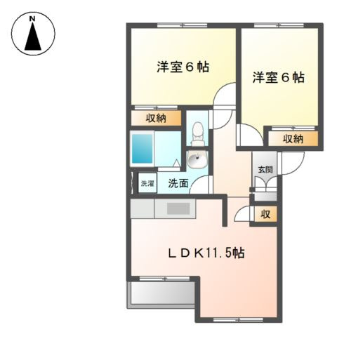 ドリームハイツの間取り