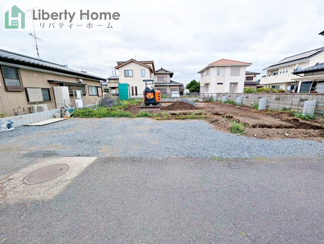 ひたちなか市津田　新築戸建の駐車場