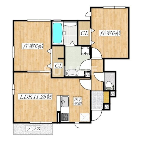 アメージング　エステートの間取り|間取り☆