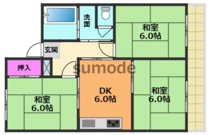LEGALMAISON津之江Ⅰ（リーガルメゾン）の間取り