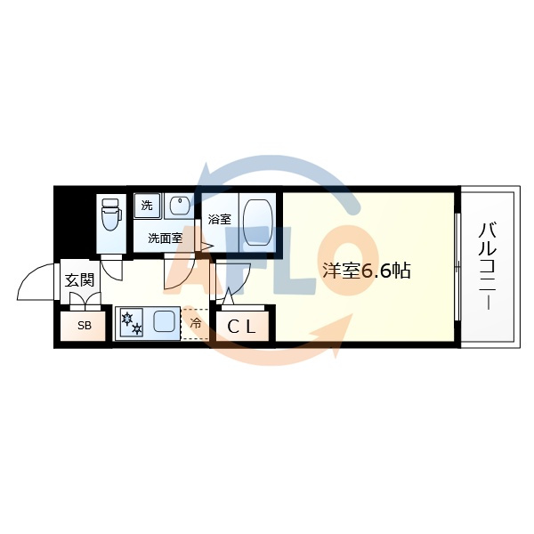 エスリード大阪上本町グリーズの間取り|エスリード大阪上本町グリーズ　間取り