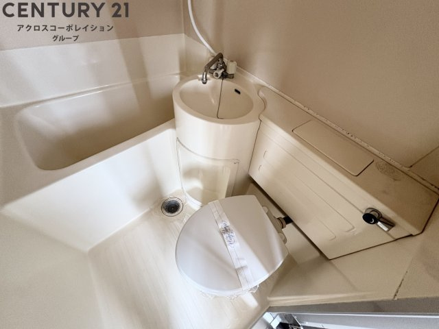 ゆったり落ち着けるトイレです