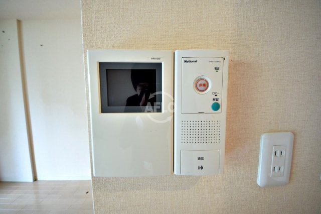 レシオ安堂寺　中央小学校区のセキュリティ|レシオ安堂寺　TVモニター付きインターホン