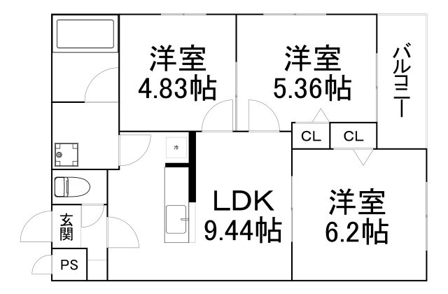 【間取り】 | エス.フィールド奏