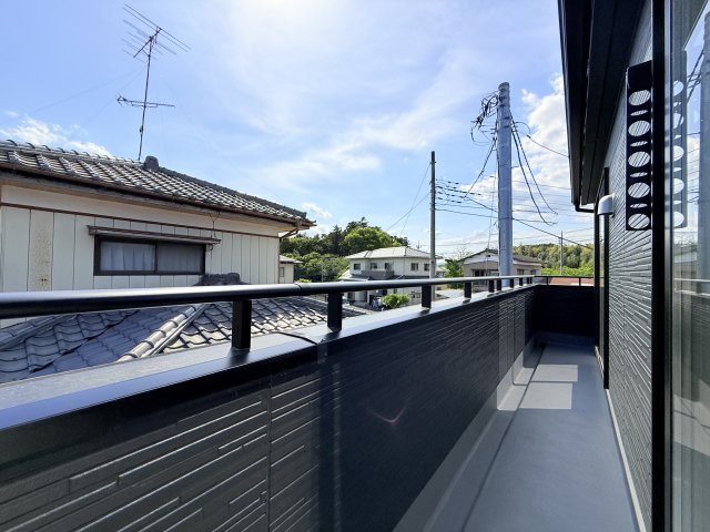 小美玉市希望ヶ丘1期　新築戸建　1号棟のバルコニー