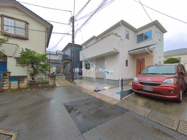春日部市八丁目第2　新築一戸建ての前面道路含む現地写真