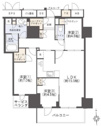 【間取り】 | ジオタワー新町　間取り