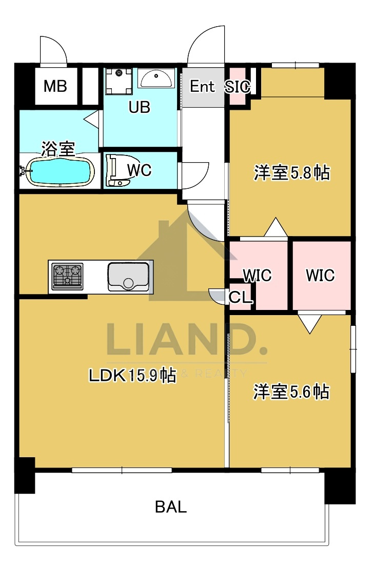 S-RESIDENCE半道橋achieve　那珂小学校の間取り|S-RESIDENCE半道橋achieve