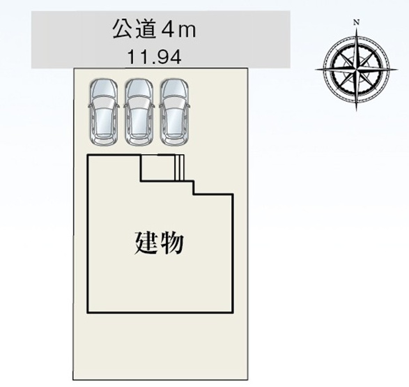 【区画図】 | 浜松市中央区坪井町 新築一戸建て | 区画図です