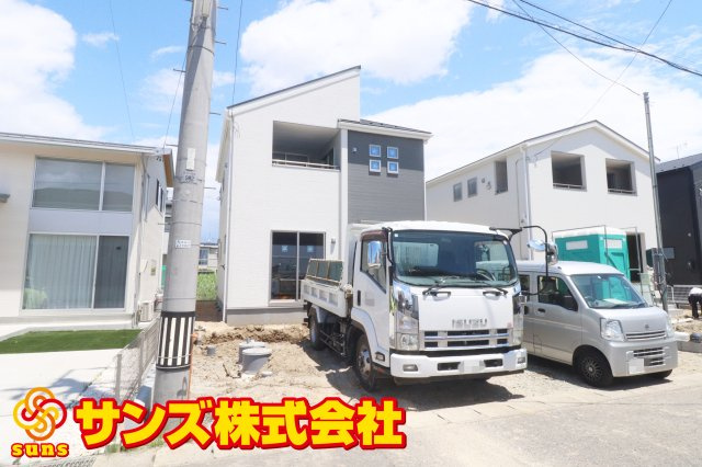 郡山市御前南４丁目　　　１号棟　　　朝日が丘小学校、郡山第７中学区　の外観パース|南東側から見た外観CGパース♪