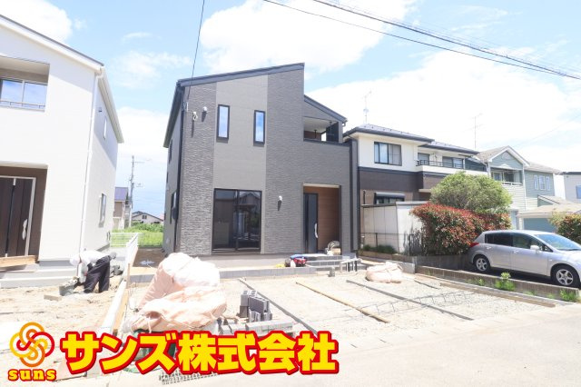 郡山市御前南４丁目　　　３号棟　　　朝日が丘小学校、郡山第７中学区　の外観|南西側から見た区画全体