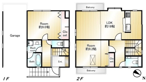上池袋1丁目中古戸建の間取り