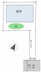 白山4丁目中古戸建の区画図