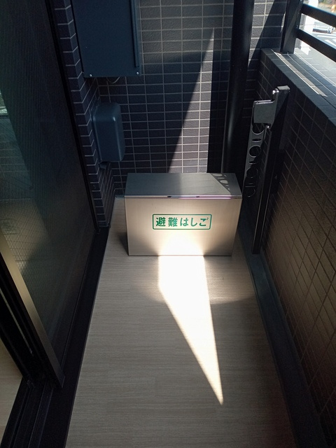 レクト大和のバルコニー