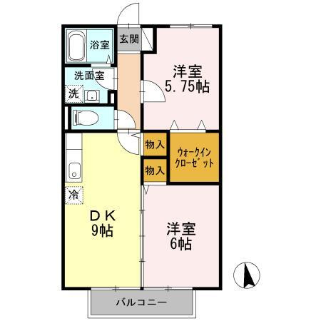 【間取り】 | グランデ賀来