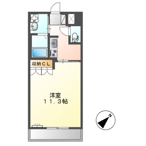 クリオネⅠの間取り
