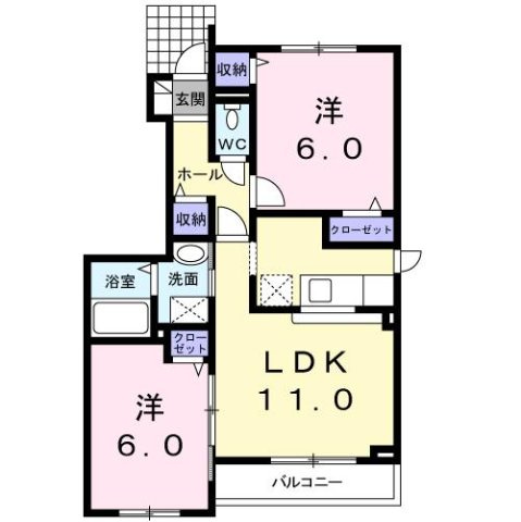 Ｌｅａｆ　ＰｌａｚａⅢの間取り