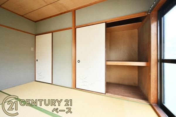 北葛城郡河合町高塚台２丁目の中古一戸建の和室|■現地撮影写真■和室にも収納スペース完備！