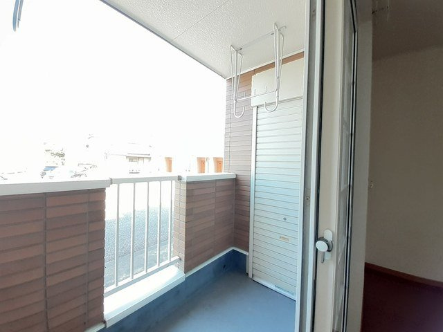 グレイナＣのバルコニー|外からの目が気にならないバルコニーで洗濯物が干せます