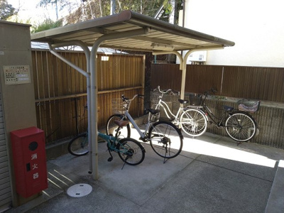 【その他】 | レオパレス石神井庭 | 駐輪場　原付＆自転車のみ駐輪可能