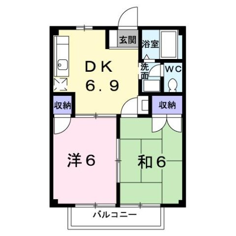 フォレスト中嶋の間取り