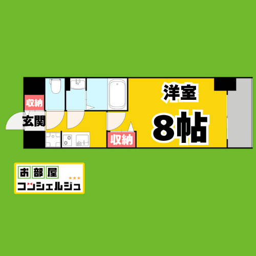 L&Cレジデンス鶴舞公園の間取り