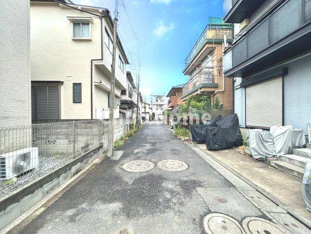 葛飾区南水元4丁目新築分譲住宅の前面道路含む現地写真|全面道路
