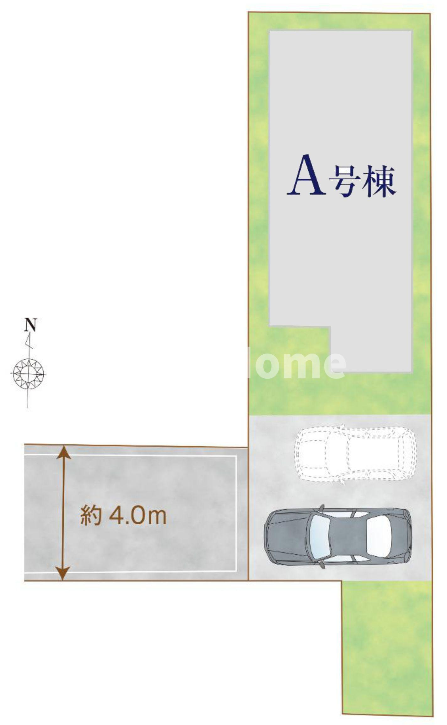 葛飾区南水元4丁目新築分譲住宅の区画図|【区画図】