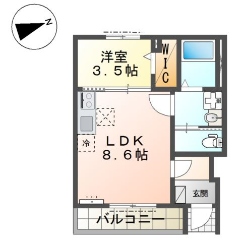 アヴェリアの間取り