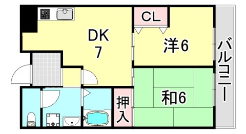 サウサリートコウベの間取り