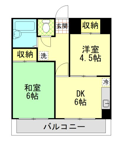 【間取り】 | ガーデンハイツ小山