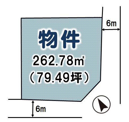 下野市緑5丁目の土地図