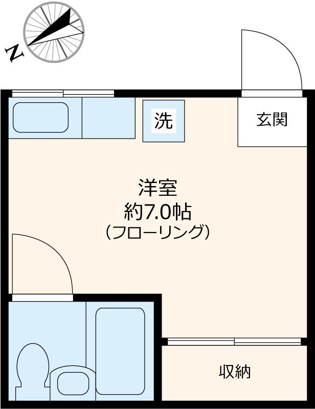 文化ビレッジの間取り