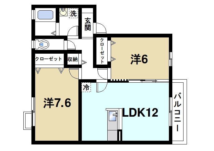 メルベーユルピナの間取り|間取り