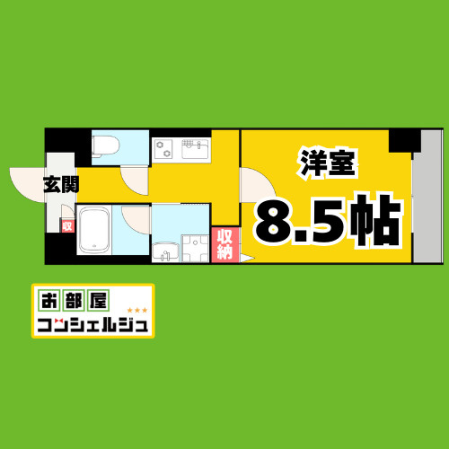 The First One金山の間取り