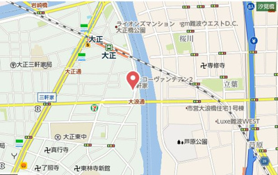 【地図】 | フォーリアライズ大正ノーブル
