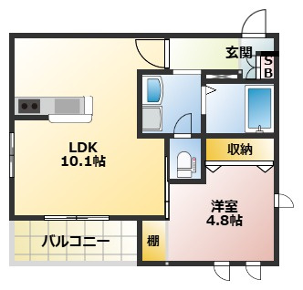 【間取り】 | ＢＹ ＴＨＥ ＲＩＶＥＲ戸塚 | 1LDK!