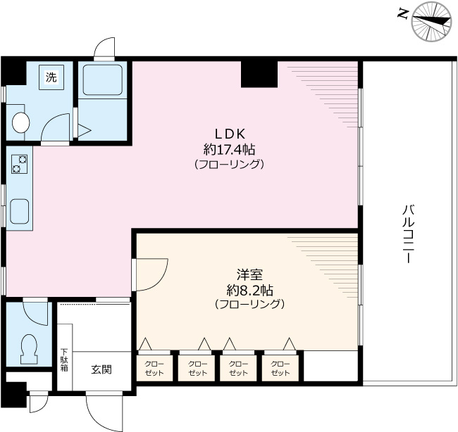 THE URBANE COURTの間取り