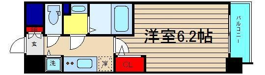 エスリード南堀江レジデンスの間取り