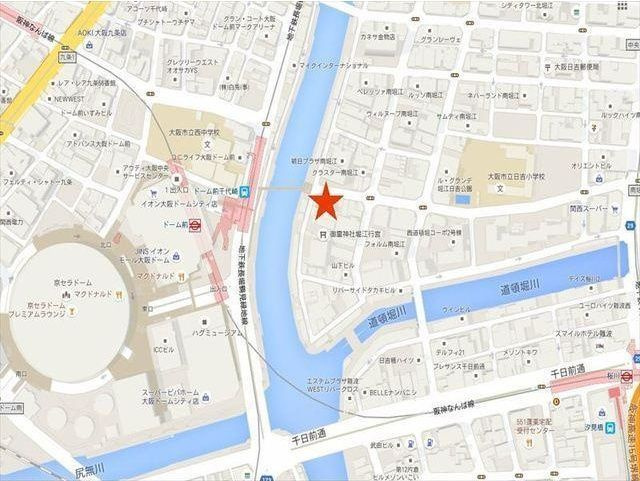 エスリード南堀江レジデンスの地図