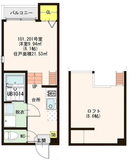 アーバン立石の間取り