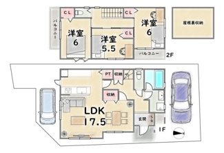【間取り】 | 西京区松室扇田町