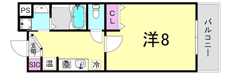 J-PRIDE難波南の間取り