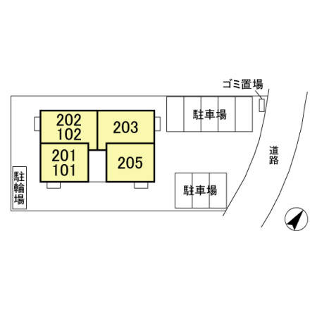 ブリランテの区画図