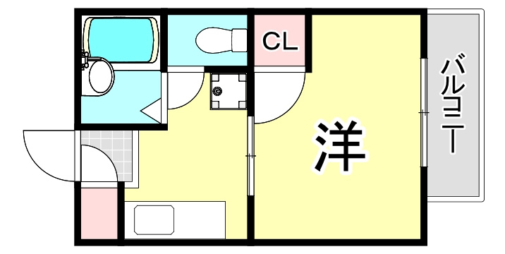 ソレイユ綾羽の間取り