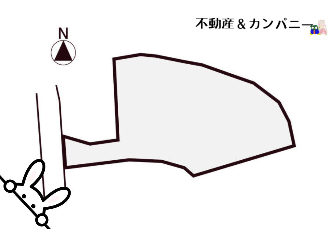 星岡2丁目のおトチ　松山市星岡2丁目売土地の土地図