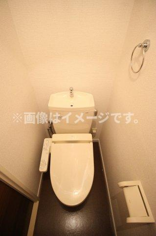 （仮称）都城市中町マンションのトイレ|トイレもきれいです