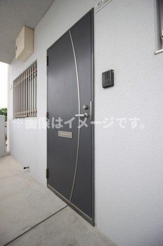 （仮称）都城市中町マンションの玄関|玄関です