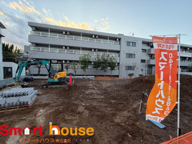 川崎市麻生区王禅寺西　新築７棟　の外観|閑静な住宅街なので、周囲の住宅街とも程よい距離があります。習い事の練習なども安心して取り組めます。
