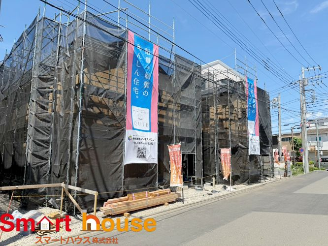 武蔵村山市中原第8　新築全8棟の前面道路含む現地写真